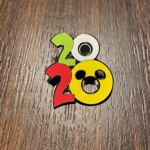 Disney land Paris parks 2020 Year mickey cut out colorful Pin
